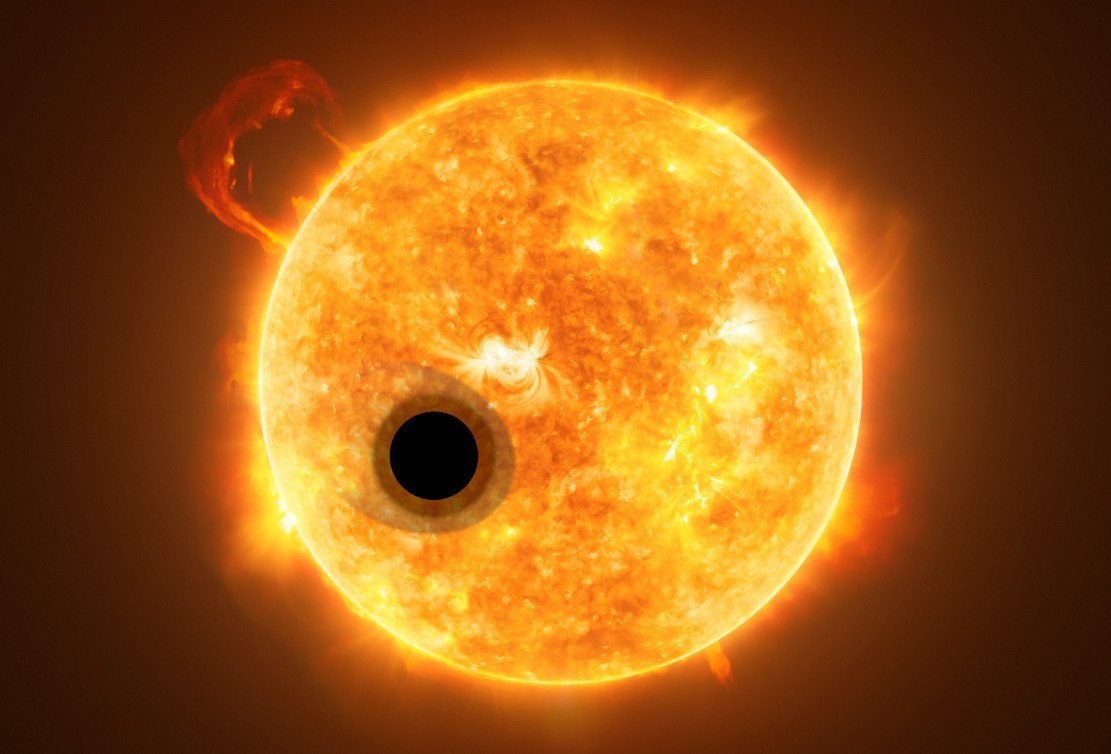 Helium in Exoplaneten-Atmosphäre entdeckt