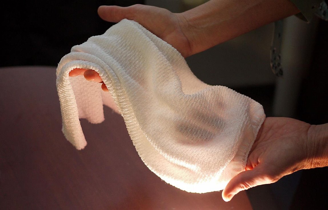 Warm-Kalt-Textil entwickelt