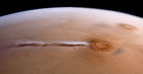 Spektakuläre Marswolke beruht auf exotischer Physik