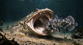 Urzeit-Lurch ist einziges im Meer lebendes Amphibium