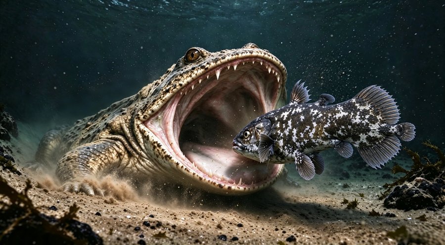 Urzeit-Lurch ist einziges im Meer lebendes Amphibium